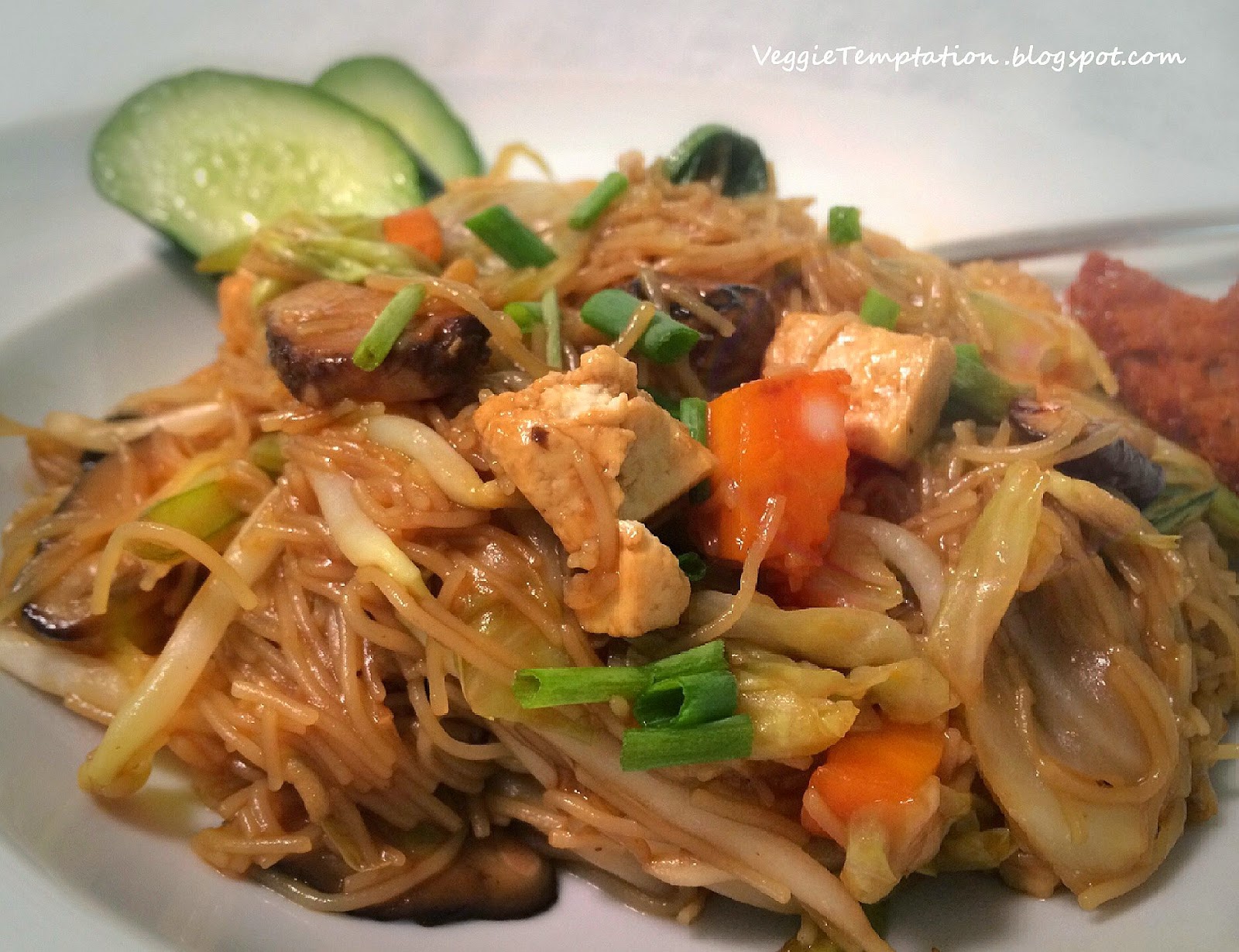 ♥ Veggie Temptation Vegetarian Fried Bee Hoon (Fried Rice Vermicelli)